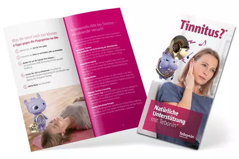 Ratgeber zum Thema Tinnitus von Tebonin